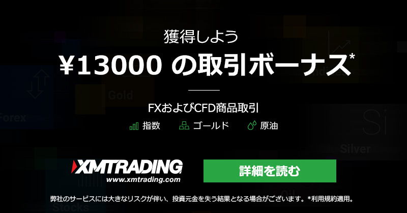 XMTradingの口座開設ボーナス