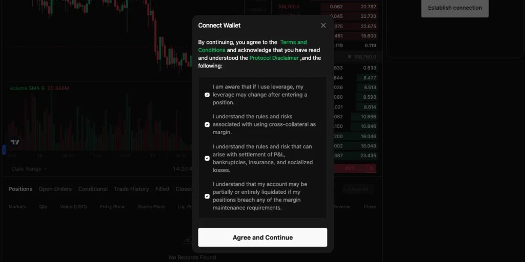 edgeXの口座開設:同意事項確認画面